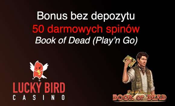 Bonus bez depozytu LuckyBird – 50 darmowych spinów!